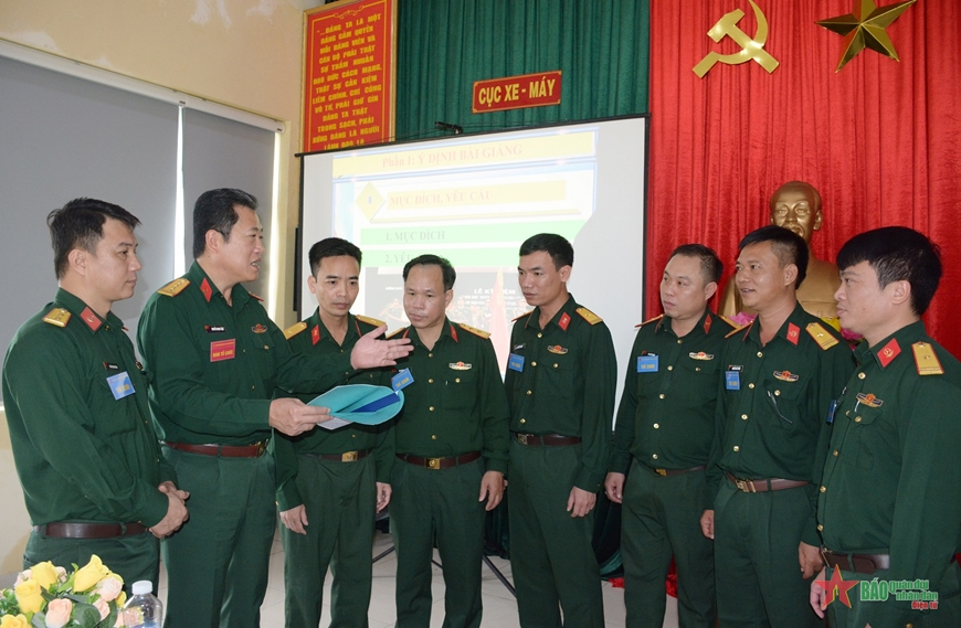 Cục Xe-Máy, Tổng cục Kỹ thuật tổ chức Hội thi cán bộ giảng dạy chính trị năm 2022